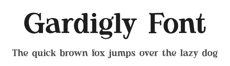 Gardigly Font by UICreative — Serif Font