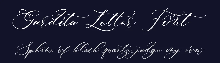 Gardita Letter Font by letterfabric — Script Handwritten Font — thumbnail 2