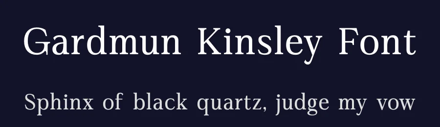 Gardmun Kinsley Font by letterenastudios — Serif Font — thumbnail 2