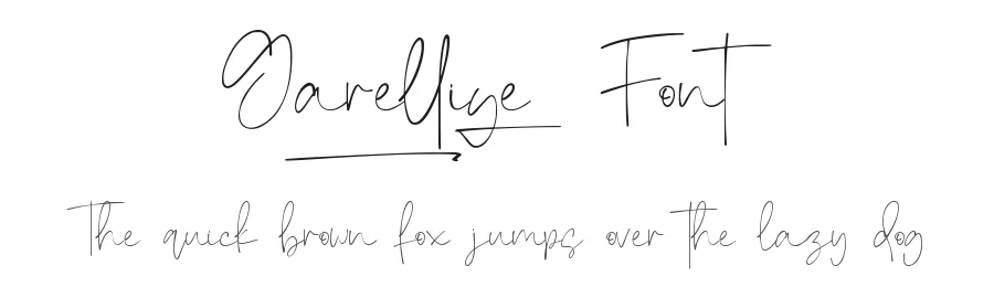Garelliye Font by qwrtype — Script Handwritten Font