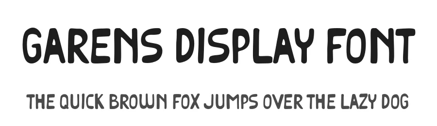 Garens Display Font by Goodwheel Studio — Display Font
