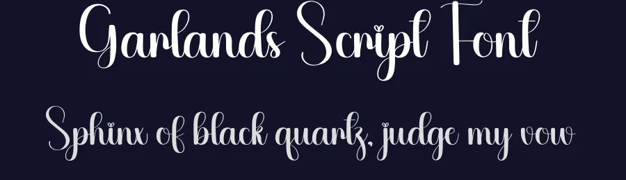 Garlands Script Font by creativeletter — Script Handwritten Font — thumbnail 2