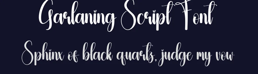 Garlaning Script Font by creativeletter — Script Handwritten Font — thumbnail 2
