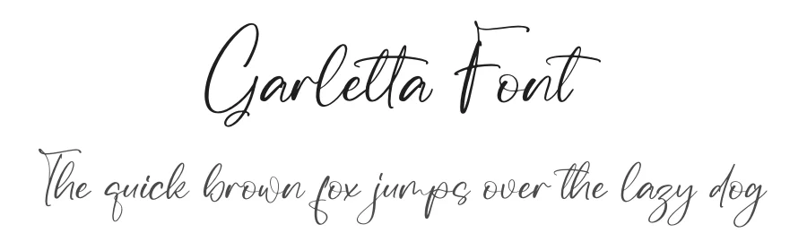 Garletta Font by letterfabric — Script Handwritten Font
