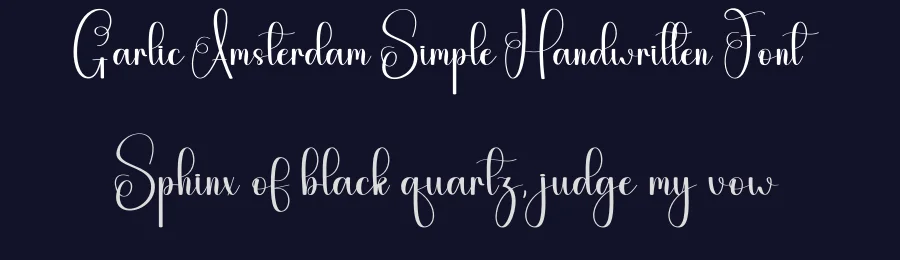 Garlic Amsterdam Simple Handwritten Font by andikastudio — Script Handwritten Font — thumbnail 2