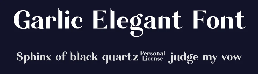 Garlic Elegant Font by Java pep — Decorative Font — thumbnail 2