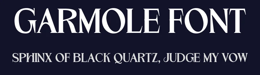 Garmole Font by Hole Hope Design — Serif Font — thumbnail 2