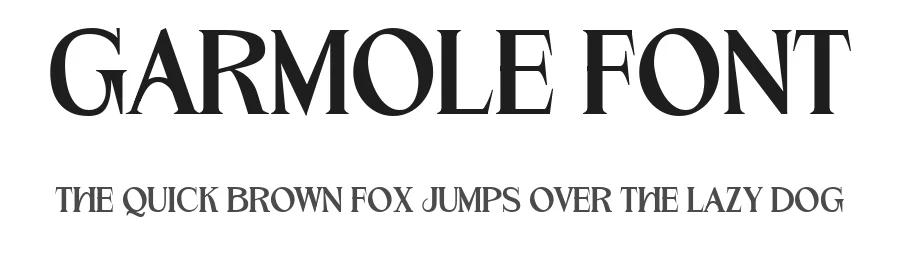 Garmole Font by Hole Hope Design โ Serif Font