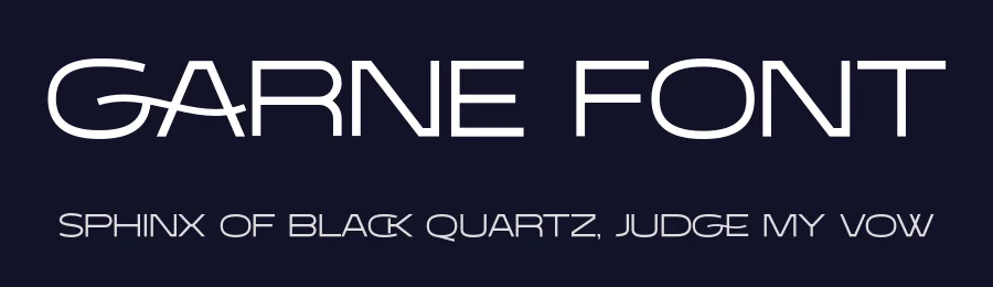 Garne Font by fontcade — Display Font — thumbnail 2