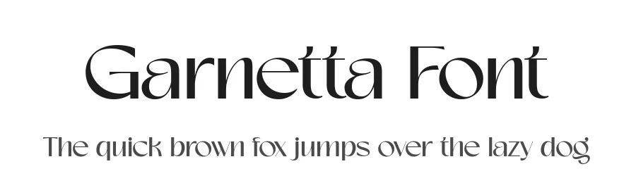 Garnetta Font by Keithzo β Sans Serif Font