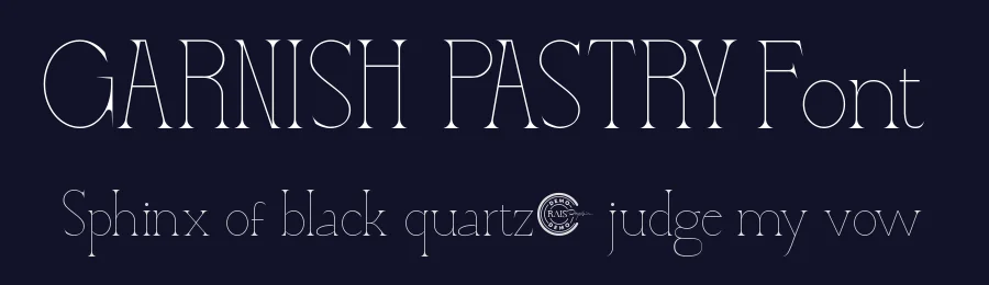 Garnish Pastry Font by RaisProject — Display Font — thumbnail 2