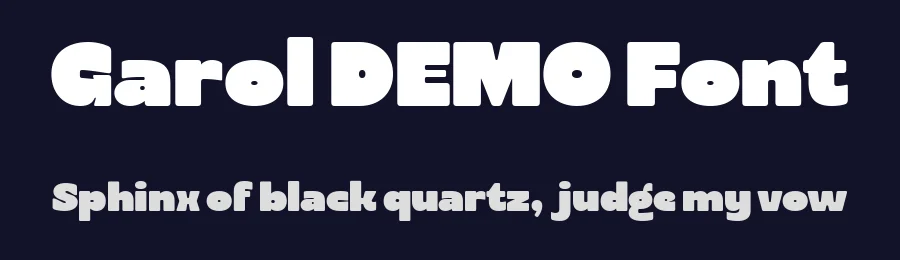 Garol DEMO Font by Say Studio — Display Font — thumbnail 2