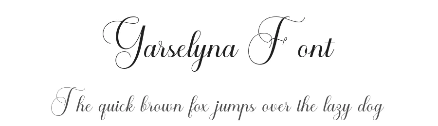 Garselyna Font by imiftype — Script Handwritten Font