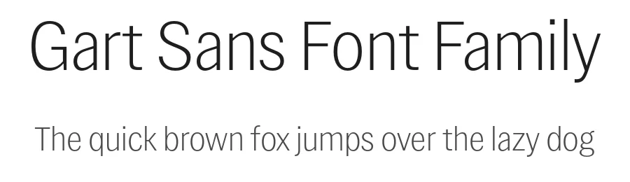 Gart Sans Font Family by Vitaliy Gotsanyuk — Sans Serif Font