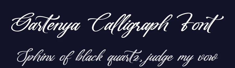 Gartenya Calligraph Font by letterenastudios — Script Handwritten Font — thumbnail 2