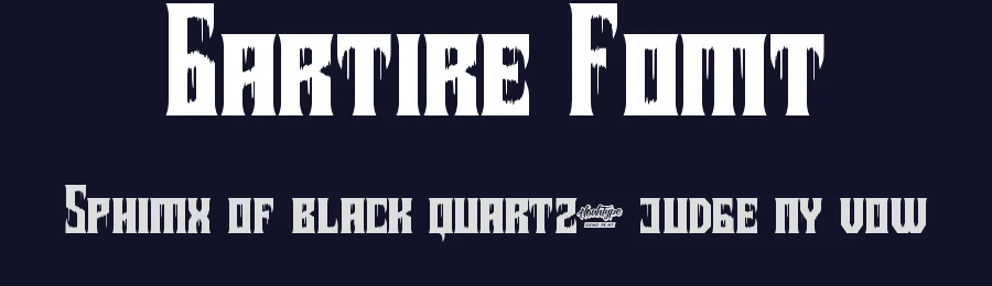 Gartire Font by noahtype — Blackletter Font — thumbnail 2