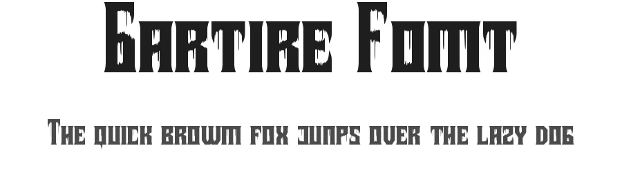 Gartire Font by noahtype — Blackletter Font