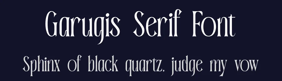 Garugis Serif Font by timelesstype.co — Display Font — thumbnail 2