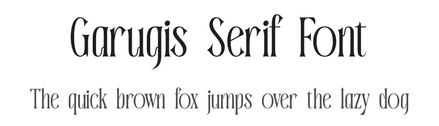 Garugis Serif Font by timelesstype.co — Display Font