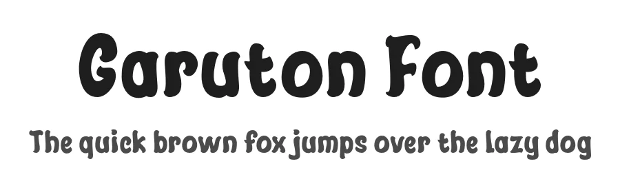 Garuton Font by twinletter — Display Font