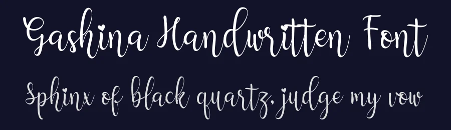 Gashina Handwritten Font by letterenastudios — Script Handwritten Font — thumbnail 2