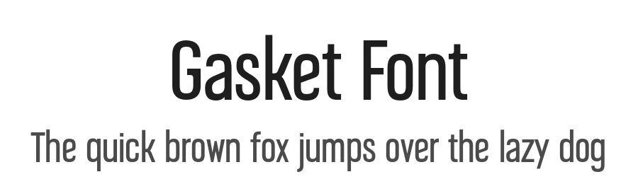 Gasket Font by Sensatype Studio — Sans Serif Font