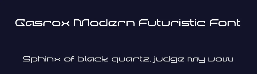 Gasrox Modern Futuristic Font by Gracetypestudio — Display Font — thumbnail 2