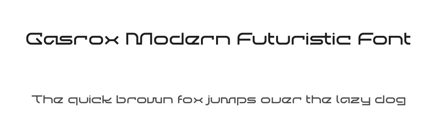 Gasrox Modern Futuristic Font by Gracetypestudio — Display Font