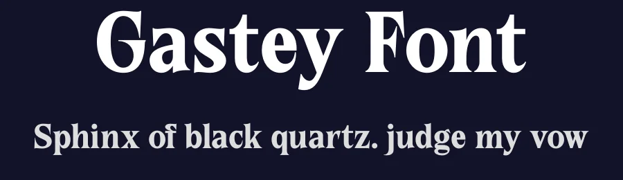 Gastey Font by Rantautype — Serif Font — thumbnail 2