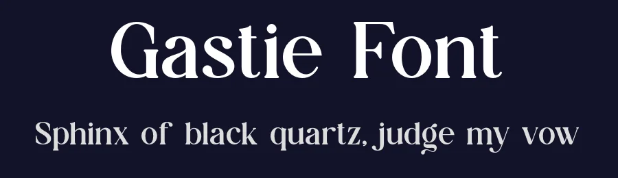 Gastie Font by SlideShoot — Serif Font — thumbnail 2