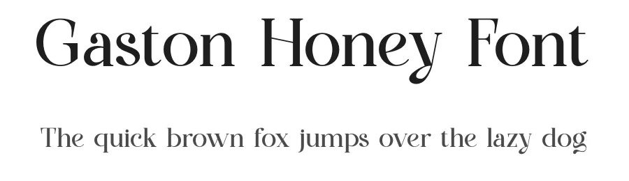 Gaston Honey Font by ErmediaStudio — Serif Font