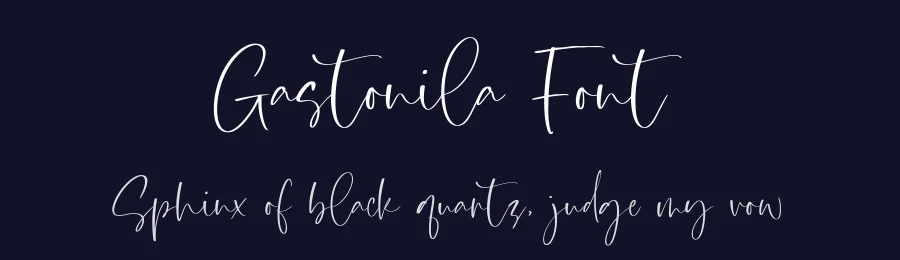 Gastonila Font by Timur type — Script Handwritten Font — thumbnail 2