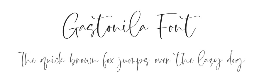 Gastonila Font by Timur type — Script Handwritten Font