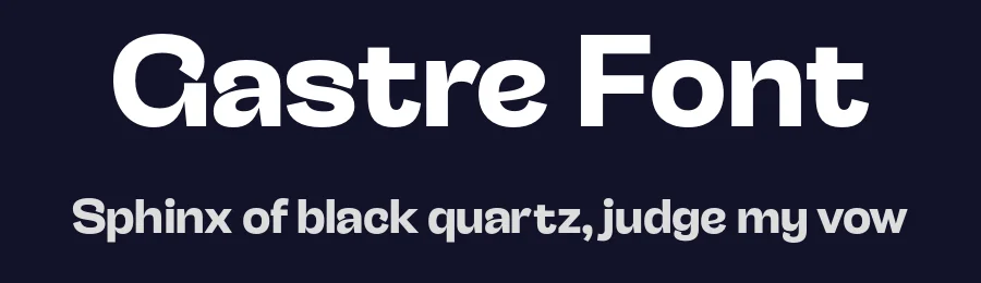 Gastre Font by Glyphofik x GudPap — Sans Serif Font — thumbnail 2