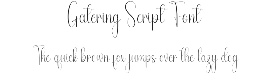 Gatering Script Font by andikastudio — Script Handwritten Font