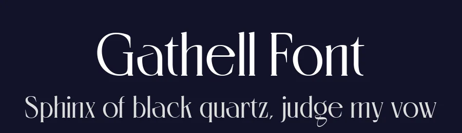 Gathell Font by alit design — Serif Font — thumbnail 2