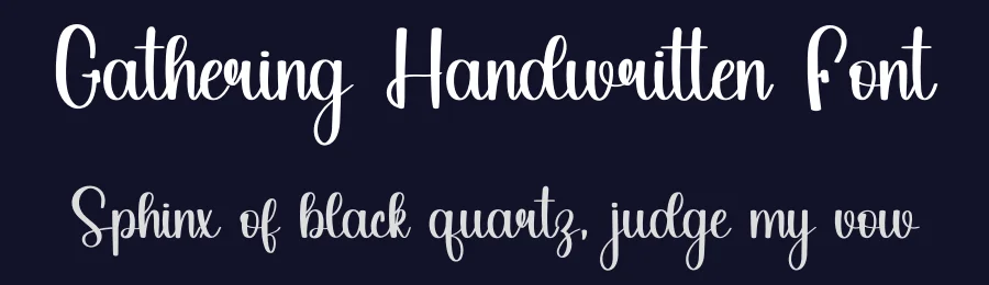 Gathering Handwritten Font by inermediaSTUDIO — Script Handwritten Font — thumbnail 2