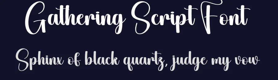 Gathering Script Font by andikastudio — Script Handwritten Font — thumbnail 2