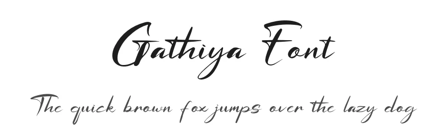 Gathiya Font by Denustudios — Script Handwritten Font
