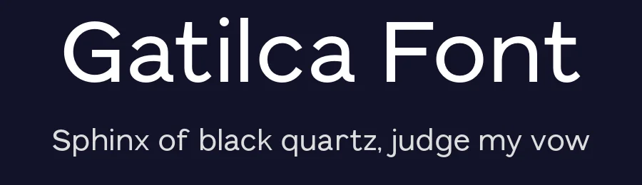 Gatilca Font by RagamKata — Sans Serif Font — thumbnail 2