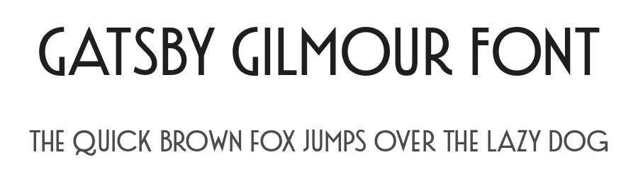 Gatsby Gilmour Font by Viswell Sudio — Sans Serif Font