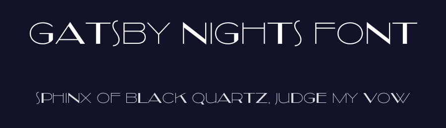 Gatsby Nights Font by HipFonts — Display Font — thumbnail 2