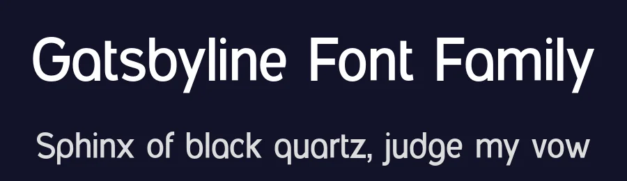 Gatsbyline Font Family by UICreative — Decorative Font — thumbnail 2