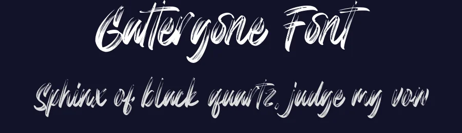 Gattergone Font by Rantautype — Script Handwritten Font — thumbnail 2