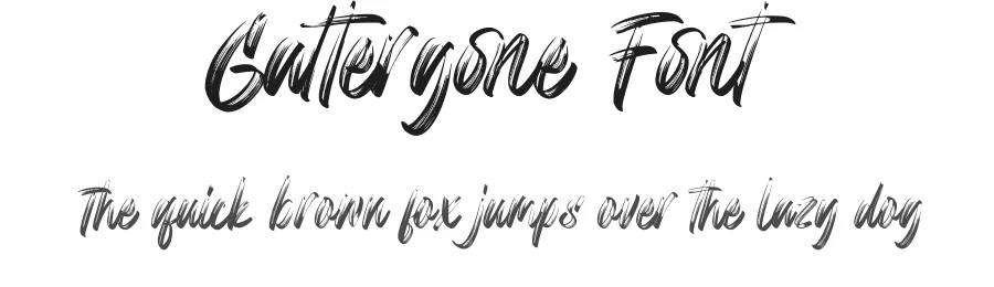 Gattergone Font by Rantautype — Script Handwritten Font