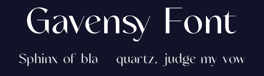 Gavensy Font by Second Son Radiance — Sans Serif Font — thumbnail 2