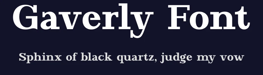 Gaverly Font by Rantautype — Slab Serif Font — thumbnail 2