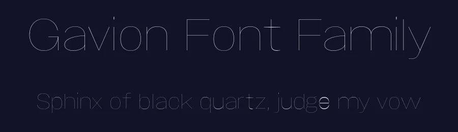 Gavion Font Family by Mj Studio — Sans Serif Font — thumbnail 2