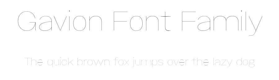 Gavion Font Family by Mj Studio — Sans Serif Font
