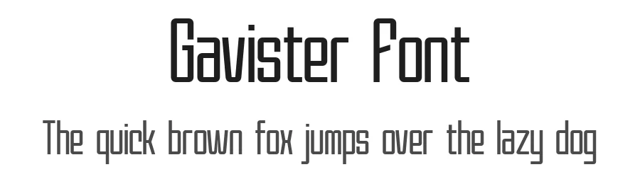 Gavister Font by Flawless And Co — Display Font